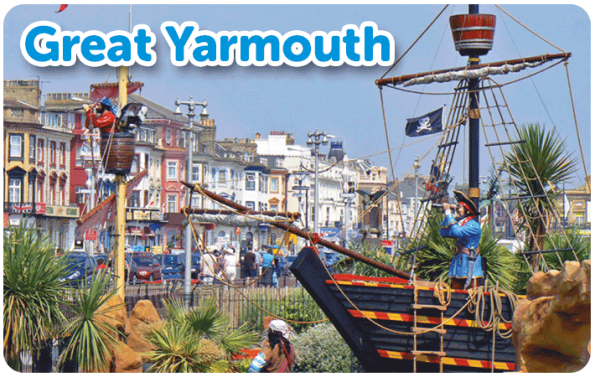 Great Yarmouth is one of the preferred summer destinations 